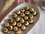 Bouchées gourmandes au lemon curd meringuées