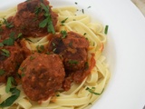 Boulettes de boeuf à la sauce tomate