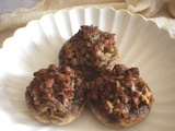 Champignons farcis (la recette express)