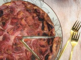 Clafoutis aux fraises au lait d'avoine
