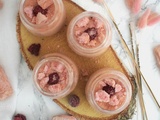 Crème aux biscuits roses