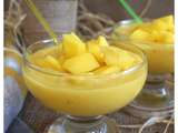 Crème de mangue au lait de coco