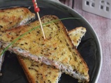 Croque-monsieur au saumon fumé