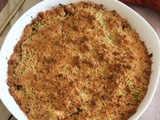 Crumble de saumon au fenouil