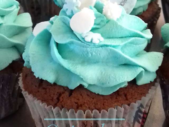 Cupcakes «Reine des Neiges»