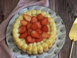 Gâteau magique aux fraises