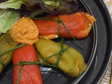Roulé de poivron à la tartinable poivron chèvre