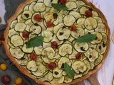 Tarte aux courgettes et au chèvre