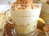Verrines de poires mousse de speculoos