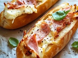 Baguette Jambon Mozzarella : Recette Facile et Savoureuse