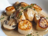 Blanquette de Saint-Jacques aux Champignons : Sublimez vos papilles avec ce plat de la mer irrésistible