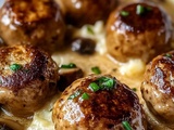 Boulettes Crémeuses Champignons : Recette Savoureuse et Facile