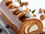 Bûche Caramel Spéculoos : Recette Facile et Savoureuse