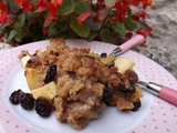 Crumble de pommes et raisins secs : Recette facile et savoureuse