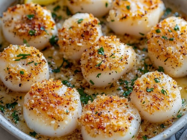 Recettes de Coquilles Saint-Jacques et Ail