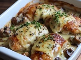 Découvrez la Recette Sensationnelle du Poulet Farci aux Champignons et Fromage – Un Délice Inévitable pour Vos Invités