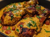 Découvrez la Recette Ultime d’Aiguillettes de Poulet à la Sauce Crémeuse au Chorizo: Un Plat Principal Irrésistible