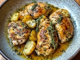 Découvrez la Recette Ultime de Poulet Rôti aux Herbes Fraîches pour un Repas Familial Inoubliable