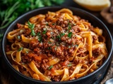 Délectez-vous avec notre Recette Facile de Sauce Bolognaise Maison: Un Festin Italien dans votre Cuisine