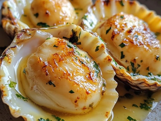 Recettes de Coquilles Saint-Jacques et Ail