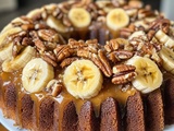 Délicieux Gâteau Moelleux à la Banane et aux Noix de Pécan : Recette Inratable pour un Dessert Irresistible