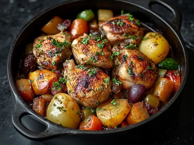 Recettes de Poulet aux légumes de La Table De Jeanne