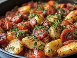 Exquise : Cabillaud aux Tomates et Chorizo – Un Plat Méditerranéen Facile et Savoureux qui Éveillera vos Papilles