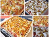 Facile : Pizza pesto au jambon et chorizo en 4 étapes