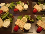 Facile : Terrine aux deux saumons et lait de coco