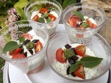 Facile : Verrines savoureuses de mousse au pesto et tomates confites