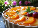 Flan Crémeux aux Abricots Délicieux et Facile