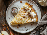Gâteau aux pommes et amandes : Recette facile et savoureuse