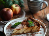 Gâteau aux pommes et au chocolat : Recette facile et savoureuse