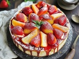 Gâteau Fraises Pêches Délicieux : Recette Facile et Savoureuse
