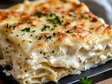 Irrésistible : Lasagnes au Poulet Alfredo crémeuses pour un dîner familial réconfortant