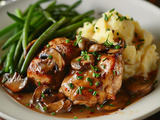 Lapin en Sauce aux Champignons : Savoureuse et Facile