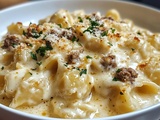 Pâtes Bœuf Crémeuses : Recette Rapide et Savoureuse