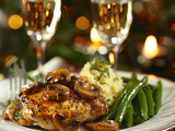 Poulet aux champignons et vin blanc : Recette facile et savoureuse