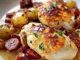 Poulet Chorizo Crémeux : Recette Savoureuse et Facile à Préparer
