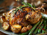 Poulet rôti au four facile et savoureux : recette inratable