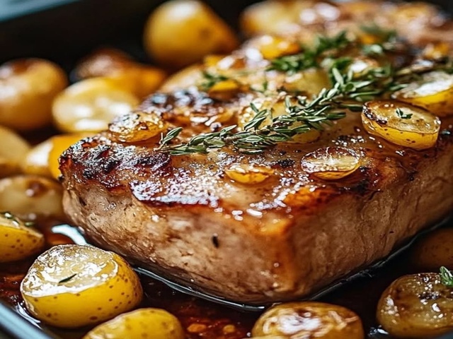 Recettes de Rôti de Porc et Pomme de terre