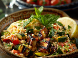 Salade de couscous à la menthe : Recette facile et savoureuse