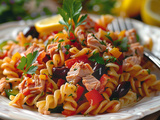 Salade de pâtes au thon et légumes croquants : Recette facile et savoureuse