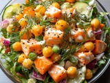 Salade Saumon Chiche : Recette Facile et Savoureuse
