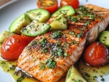 Saumon Avocat Tomates : Recette Facile et Savoureuse