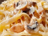 Tagliatelles Carbonara Champignons : Recette Facile et Savoureuse