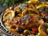Tajine de poulet aux citrons confits : Recette facile et savoureuse