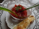 Tartare de tomates aux framboises : Recette facile et savoureuse