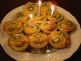 Tartelettes d’anniversaire aux kiwis et clémentines – Recette facile et savoureuse