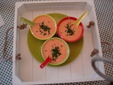 Velouté de poivron rouge au chèvre frais : Recette facile et savoureuse